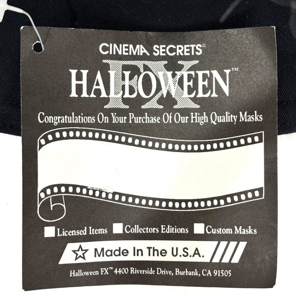 Green Witch Halloween Mask Cinema Secrets VTG Y2K NWT - Picture 13 of 13
